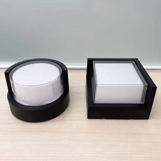High Quality 15W Outdoor Wall Light Plastic IP65 Bulkhead Outside Wall Lights