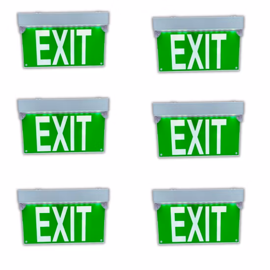 Аварийный светодиодный знак выхода для общественных мест